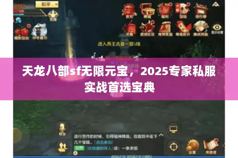 天龙八部sf无限元宝，2025专家私服实战首选宝典