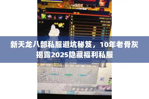 新天龙八部私服避坑秘笈，10年老骨灰揭露2025隐藏福利私服