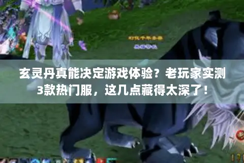 玄灵丹真能决定游戏体验?老玩家实测3款热门服,这几点藏得太深了! 玄灵丹真能决定游戏体验?老玩家实测3款热门服,这几点藏得太深了!