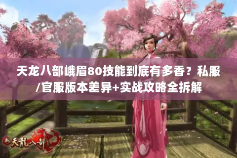 天龙八部峨眉80技能到底有多香？私服/官服版本差异+实战攻略全拆解