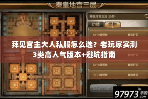 拜见宫主大人私服怎么选?老玩家实测3类高人气版本+避坑指南 拜见宫主大人私服怎么选?老玩家实测3类高人气版本+避坑指南