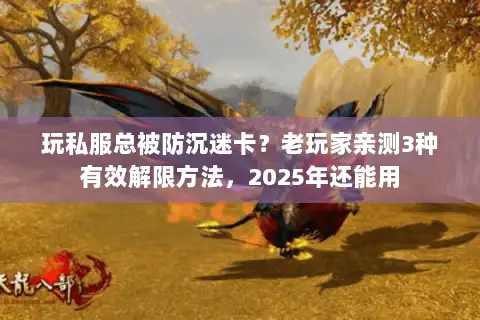 玩私服总被防沉迷卡?老玩家亲测3种有效解限方法,2025年还能用 玩私服总被防沉迷卡?老玩家亲测3种有效解限方法,2025年还能用