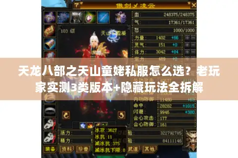 天龙八部之天山童姥私服怎么选?老玩家实测3类版本+隐藏玩法全拆解 天龙八部之天山童姥私服怎么选?老玩家实测3类版本+隐藏玩法全拆解