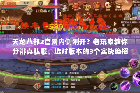 天龙八部2官网内侧刚开？老玩家教你分辨真私服、选对版本的3个实战绝招