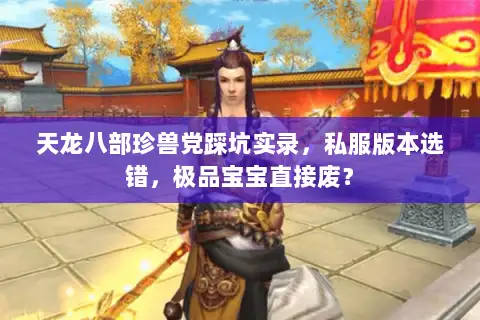 天龙八部珍兽党踩坑实录，私服版本选错，极品宝宝直接废？