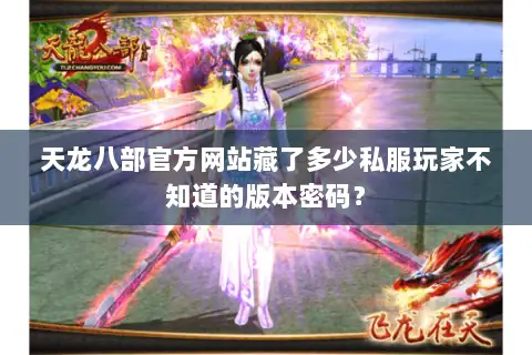 天龙八部官方网站藏了多少私服玩家不知道的版本密码？