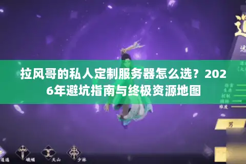 拉风哥的私人定制服务器怎么选？2026年避坑指南与终极资源地图