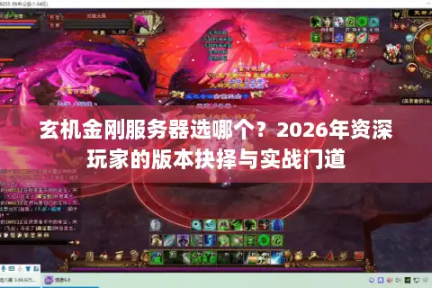 玄机金刚服务器选哪个？2026年资深玩家的版本抉择与实战门道