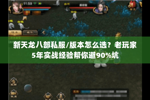 新天龙八部私服/版本怎么选？老玩家5年实战经验帮你避90%坑