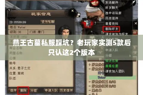 燕王古墓私服踩坑？老玩家实测5款后只认这2个版本