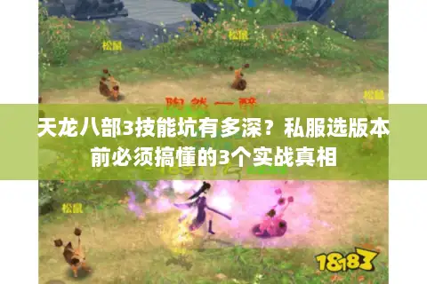 天龙八部3技能坑有多深？私服选版本前必须搞懂的3个实战真相