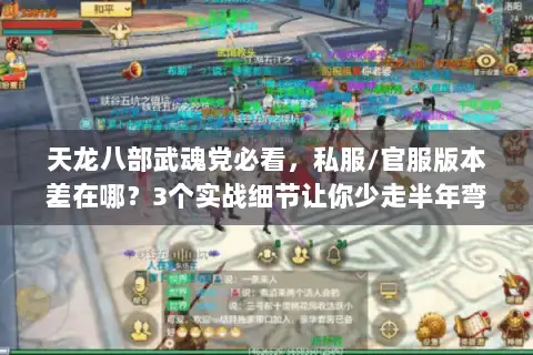 天龙八部武魂党必看,私服/官服版本差在哪?3个实战细节让你少走半年弯路 天龙八部武魂党必看,私服/官服版本差在哪?3个实战细节让你少走半年弯路