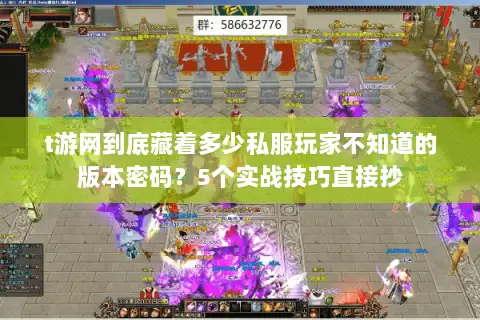t游网到底藏着多少私服玩家不知道的版本密码?5个实战技巧直接抄 t游网到底藏着多少私服玩家不知道的版本密码?5个实战技巧直接抄