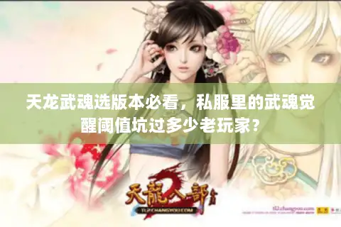 天龙武魂选版本必看，私服里的武魂觉醒阈值坑过多少老玩家？