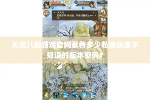 天龙八部游戏官网藏着多少私服玩家不知道的版本密码? 天龙八部游戏官网藏着多少私服玩家不知道的版本密码?