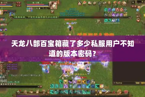 天龙八部百宝箱藏了多少私服用户不知道的版本密码? 天龙八部百宝箱藏了多少私服用户不知道的版本密码?