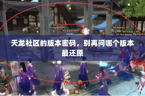 天龙社区的版本密码，别再问哪个版本最还原