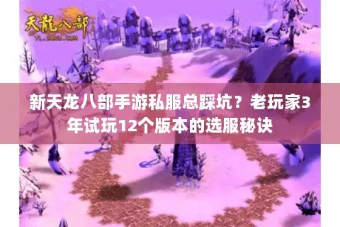 新天龙八部手游私服总踩坑?老玩家3年试玩12个版本的选服秘诀 新天龙八部手游私服总踩坑?老玩家3年试玩12个版本的选服秘诀