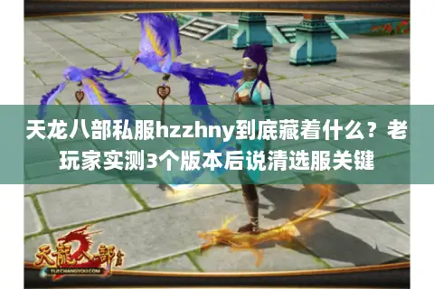 天龙八部私服hzzhny到底藏着什么？老玩家实测3个版本后说清选服关键