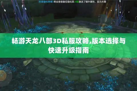 畅游天龙八部3D私服攻略,版本选择与快速升级指南