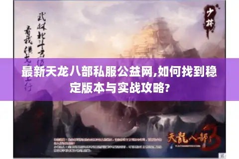最新天龙八部私服公益网,如何找到稳定版本与实战攻略?