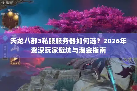 天龙八部3私服服务器如何选？2026年资深玩家避坑与淘金指南