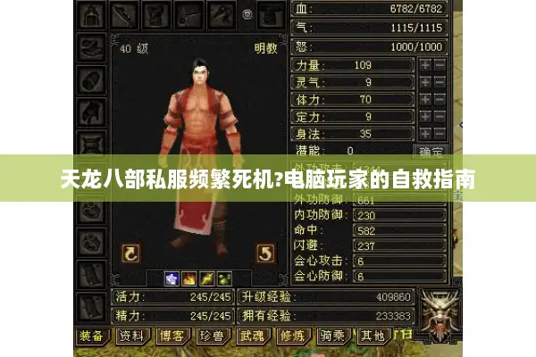 天龙八部私服频繁死机?电脑玩家的自救指南 天龙八部私服频繁死机?电脑玩家的自救指南