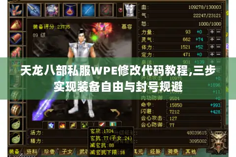 天龙八部私服WPE修改代码教程,三步实现装备自由与封号规避 天龙八部私服WPE修改代码教程,三步实现装备自由与封号规避