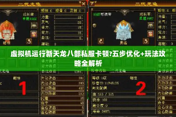 虚拟机运行新天龙八部私服卡顿?五步优化+玩法攻略全解析