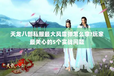 天龙八部私服最大风雷弹怎么拿?玩家最关心的5个实战问题 天龙八部私服最大风雷弹怎么拿?玩家最关心的5个实战问题