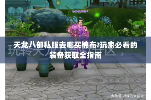 天龙八部私服去哪买棉布?玩家必看的装备获取全指南