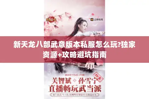 新天龙八部武意版本私服怎么玩?独家资源+攻略避坑指南