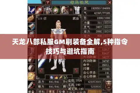 天龙八部私服GM刷装备全解,5种指令技巧与避坑指南