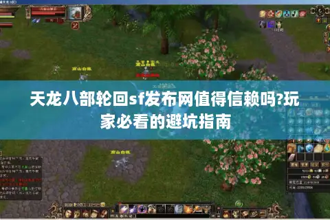 天龙八部轮回sf发布网值得信赖吗?玩家必看的避坑指南