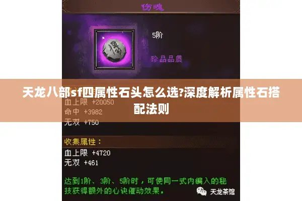 天龙八部sf四属性石头怎么选?深度解析属性石搭配法则 天龙八部sf四属性石头怎么选?深度解析属性石搭配法则