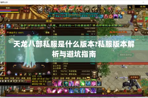天龙八部私服是什么版本?私服版本解析与避坑指南