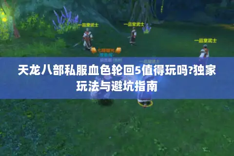 天龙八部私服血色轮回5值得玩吗?独家玩法与避坑指南 天龙八部私服血色轮回5值得玩吗?独家玩法与避坑指南