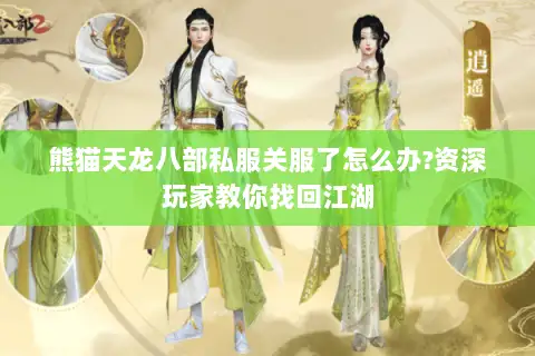 熊猫天龙八部私服关服了怎么办?资深玩家教你找回江湖