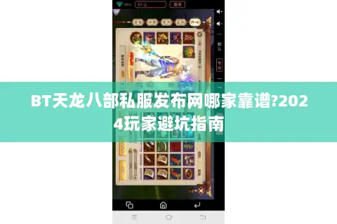 BT天龙八部私服发布网哪家靠谱?2024玩家避坑指南