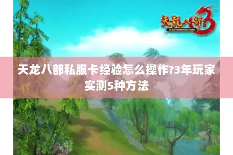 天龙八部私服卡经验怎么操作?3年玩家实测5种方法 天龙八部私服卡经验怎么操作?3年玩家实测5种方法