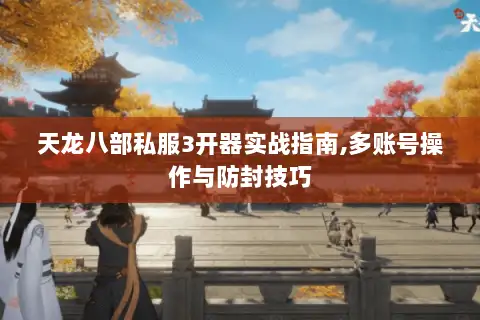 天龙八部私服3开器实战指南,多账号操作与防封技巧