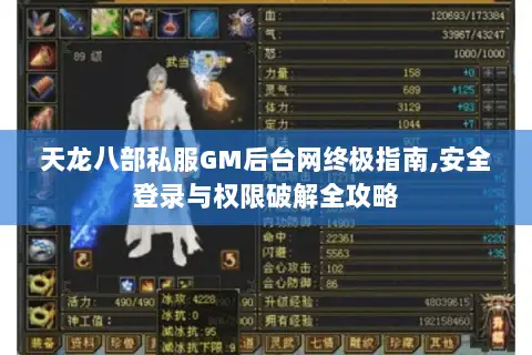 天龙八部私服GM后台网终极指南,安全登录与权限破解全攻略