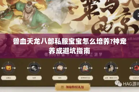 兽血天龙八部私服宝宝怎么培养?神宠养成避坑指南 兽血天龙八部私服宝宝怎么培养?神宠养成避坑指南
