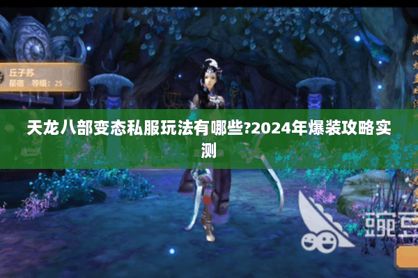 天龙八部变态私服玩法有哪些?2024年爆装攻略实测