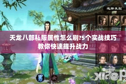 天龙八部私服属性怎么刷?5个实战技巧教你快速提升战力 天龙八部私服属性怎么刷?5个实战技巧教你快速提升战力