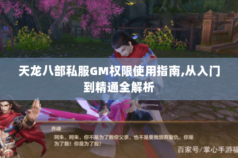 天龙八部私服GM权限使用指南,从入门到精通全解析