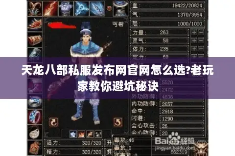 天龙八部私服发布网官网怎么选?老玩家教你避坑秘诀 天龙八部私服发布网官网怎么选?老玩家教你避坑秘诀
