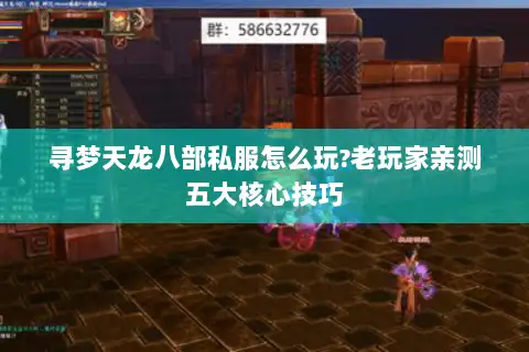 寻梦天龙八部私服怎么玩?老玩家亲测五大核心技巧