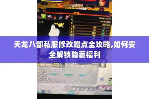 天龙八部私服修改赠点全攻略,如何安全解锁隐藏福利