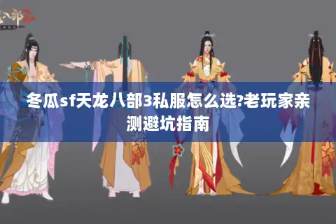 冬瓜sf天龙八部3私服怎么选?老玩家亲测避坑指南